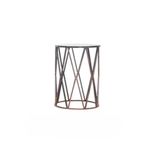 Vista end table rental for modern event lounges