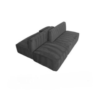 MINI ARMLESS ISLAND BENCH BLACK