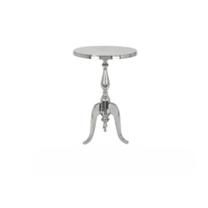 Syrie End Table – 15" Round x 22" Tall – Modern Accent Table for Event Lounges