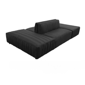 ARMLESS ISLAND BENCH BLACK