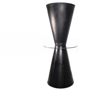 Martini Hourglass Hi-Boy Table – Tall Sculptural Event Table – 24" Diameter x 42" Height