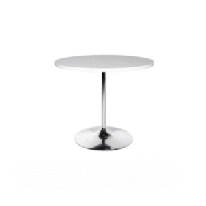 36" Round Café Table – Black or White Event Dining Table – 30" Height