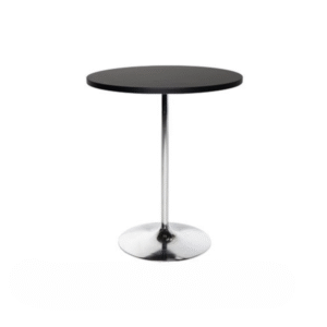 36" Round Hi-Boy Table – Event Cocktail Table – 42" Tall in Black, White