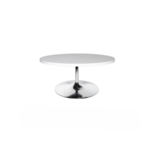36" Round Coffee Table – Black or White Event Lounge Table – 18" Height