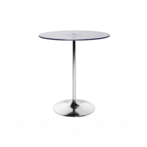 Ghost Hi-Boy Table – Clear Acrylic Tall Event Table – 36" Diameter x 42" Height