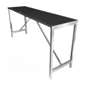 Martini Communal Hi-Boy Table – Long Sculptural Cocktail Table – 90" x 24" x 42"