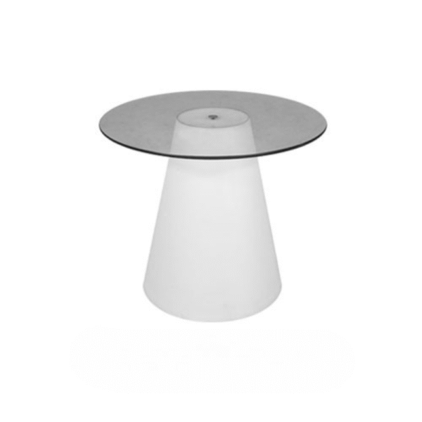 Martini Café Table in Black and White – Modern Event Cocktail Table