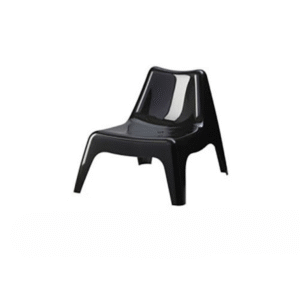 Poolside Chair in sleek black, perfect for modern outdoor event lounges