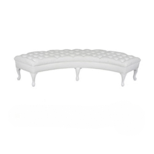 Couture Curved Bench for modular lounge layouts and modern event styling