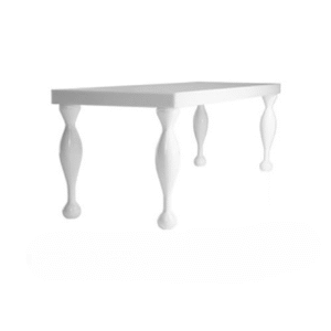 Kings Communal Dining Table – 96" x 31" x 30" – Long Table for Weddings & Events