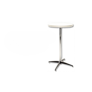 Hi-Boy Table – 24" Diameter x 43" Height – Black or White Event Table