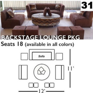 BACKSTAGE LOUNGE PACKAGE