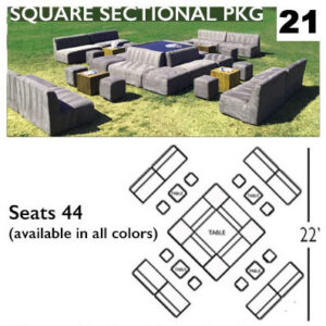 SQUARE SECTIONAL PACKAGE
