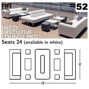 DECO EXECUTIVE LOUNGE PACKAGE