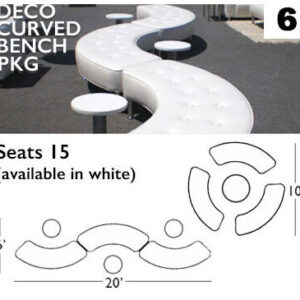 DECO CURVED BENCH PACKAGE