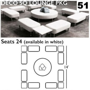 DECO SQUARE LOUNGE PACKAGE