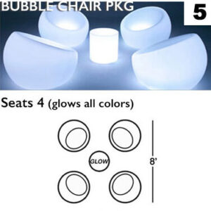 GLOW BUBBLE CHAIR PACKAGE