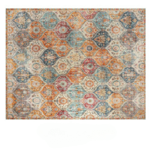Moroccan Area Rug – 8ft x 10ft – Patterned Event Rug for Lounge and Decor