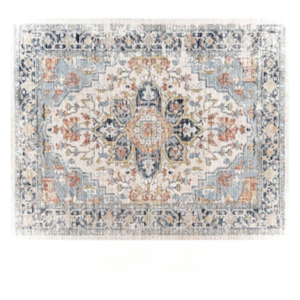 Boho Area Rug – 8ft x 10ft – Textured Neutral Rug for Event Lounges